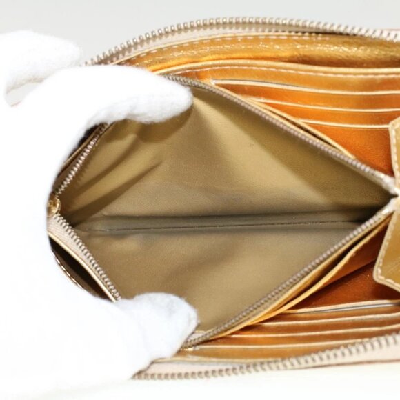 LOUIS VUITTON Zippy Wallet Long Wallet Suhari Gold M95569 LV Auth 45569 - Picture 12 of 14